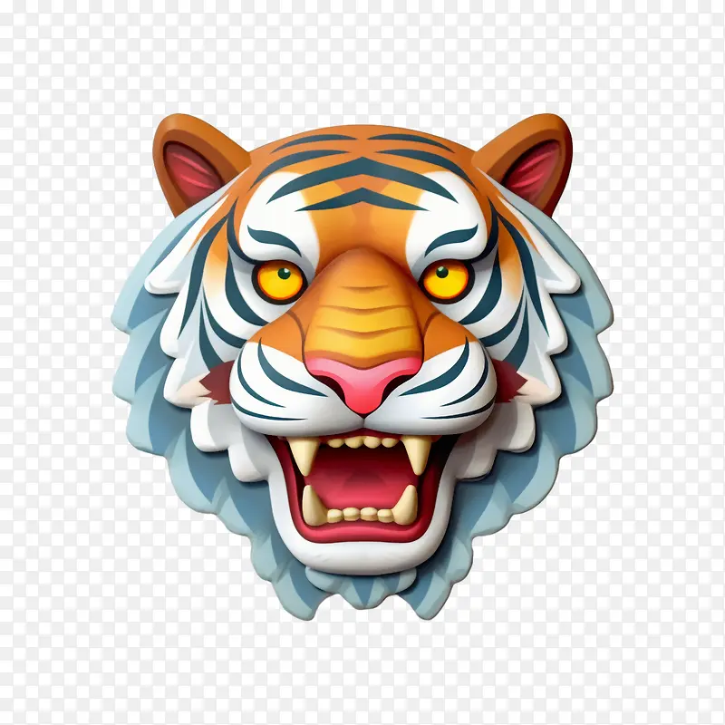 老虎-老虎愤怒凶猛猛烈令人生畏
