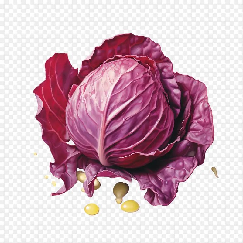 红甘蓝-红甘蓝红甘蓝叶类蔬菜生蔬菜多彩食品