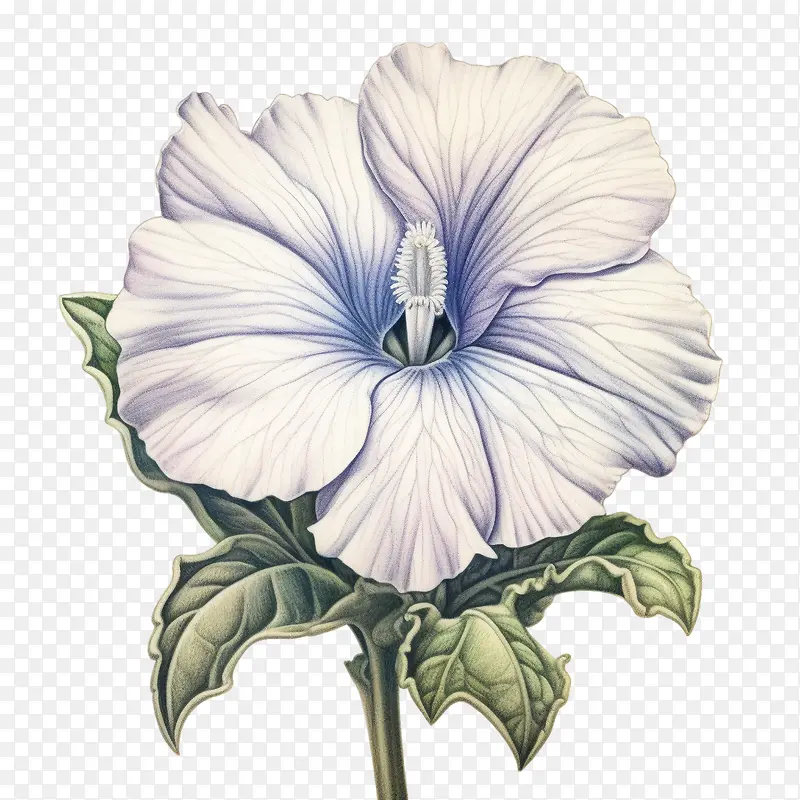 矮牵牛花-矮牵牛花芙蓉花蓝色花瓣