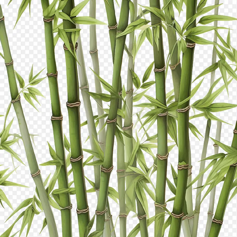 竹子-竹子竹子绿色茎叶