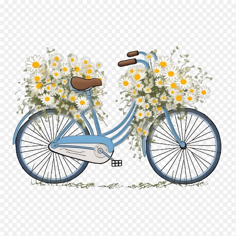 自行车-自行车自行车自行车花雏菊