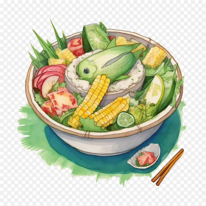 马来美食——沙拉