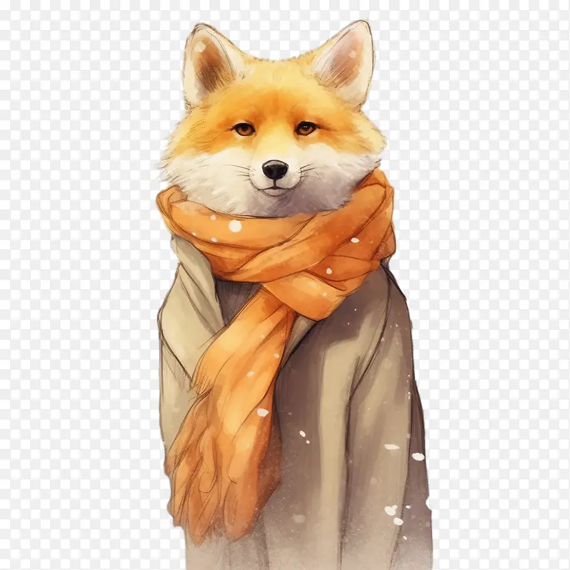 狐狸-橙色