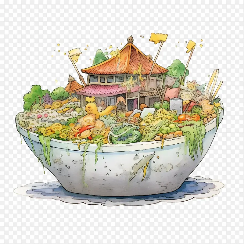 马来美食-马来美食马来食物汤面碗