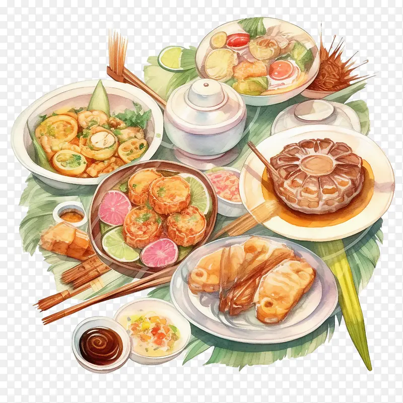 马来美食-马来美食马来食品食品盘子盘子