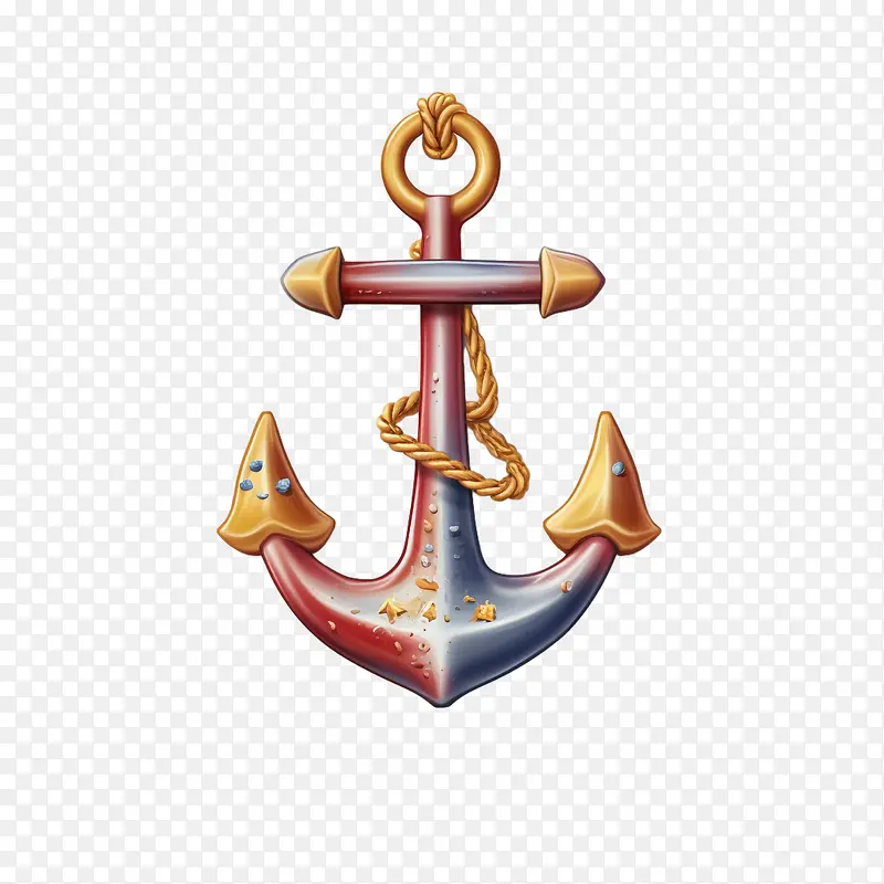 锚-锚锚绳海洋海洋
