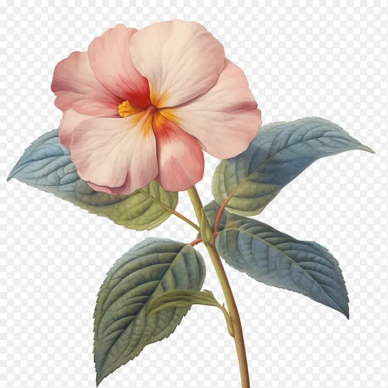 凤仙花-粉红色的花