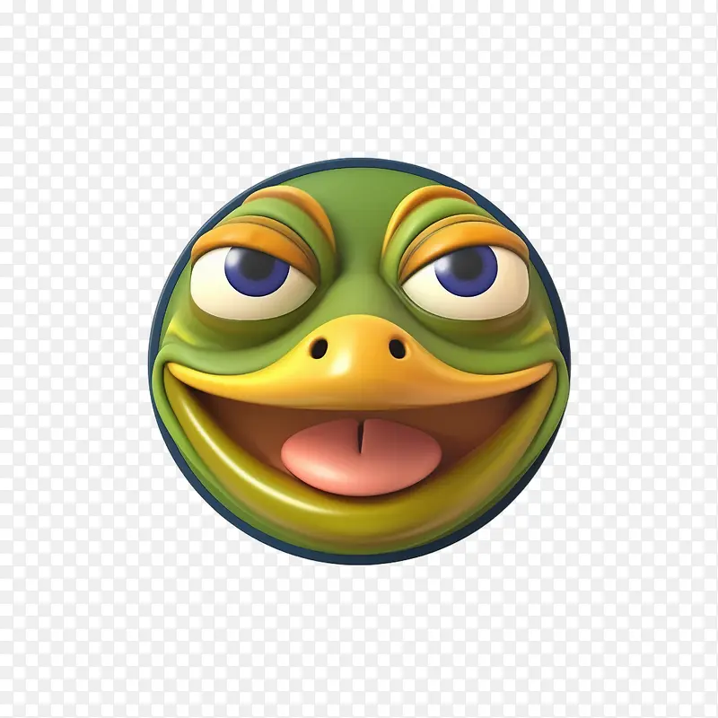 青蛙-青蛙笑青蛙微笑青蛙绿色青蛙动画青蛙