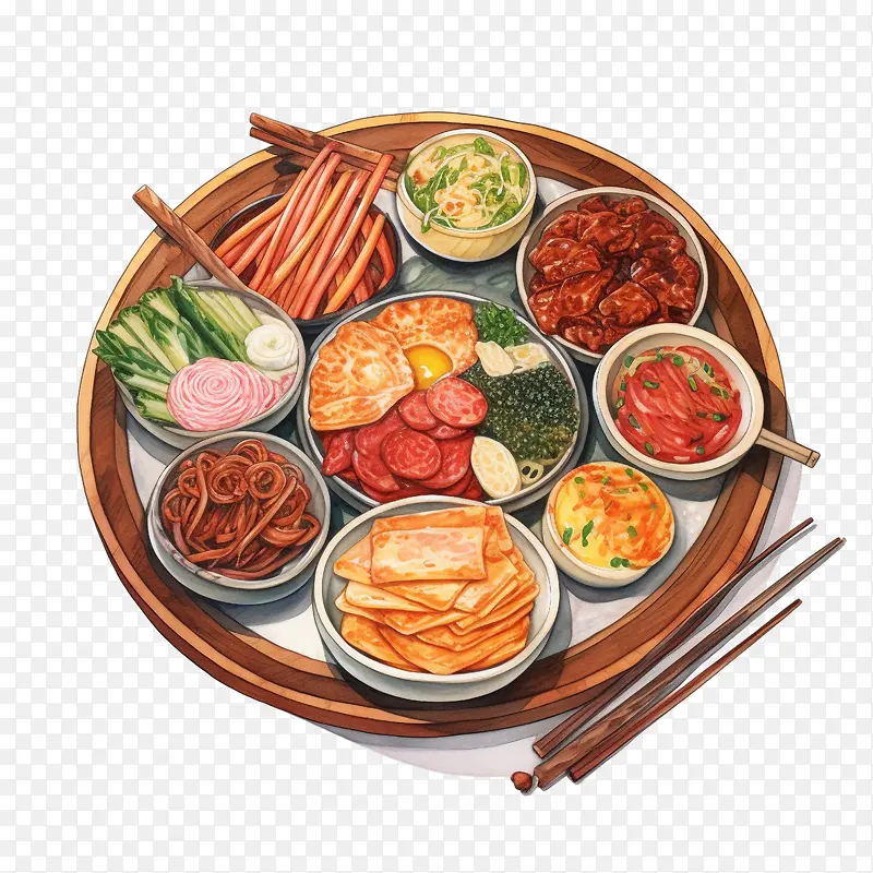 韩国食品-韩国食品亚洲菜肴米饭