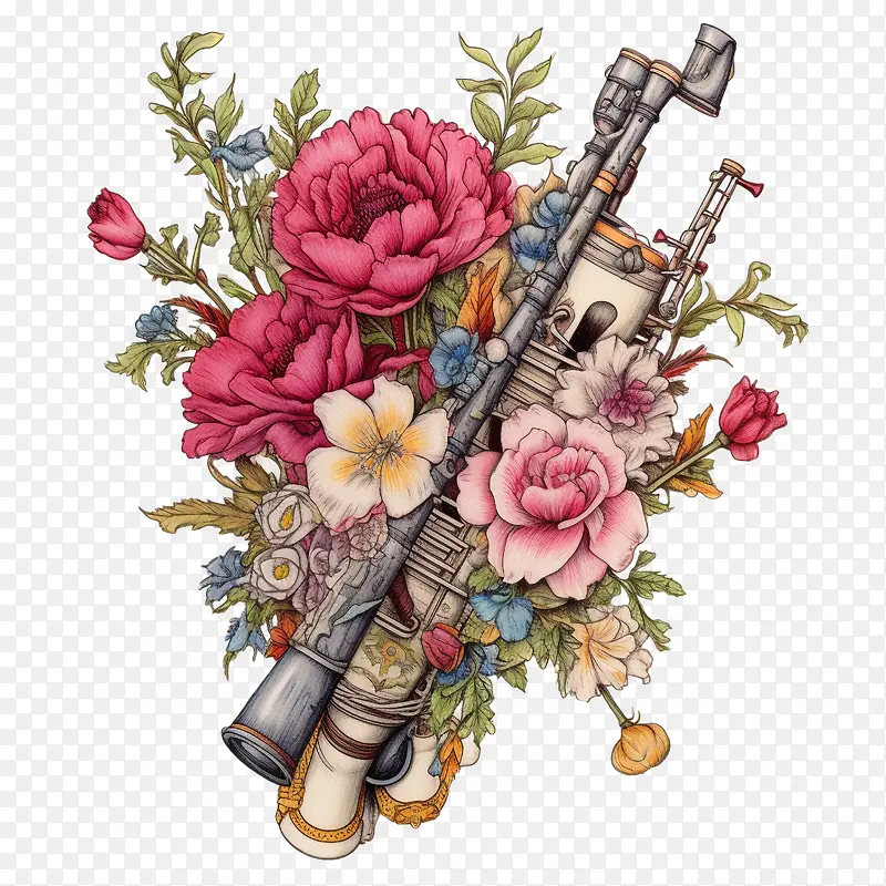 风笛-风笛花束插花花花