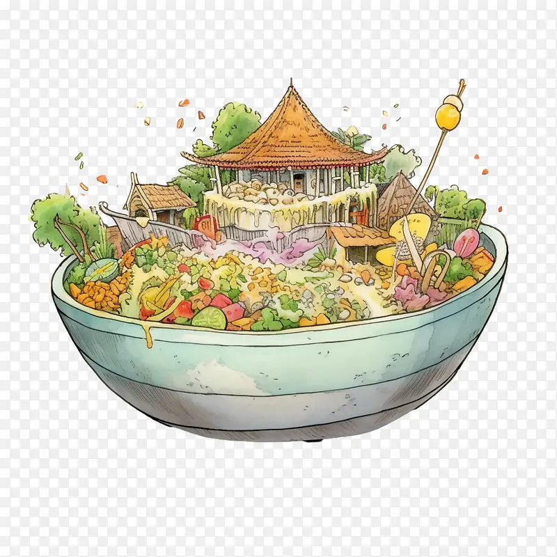 马来美食-马来美食马来美食景观稻田传统