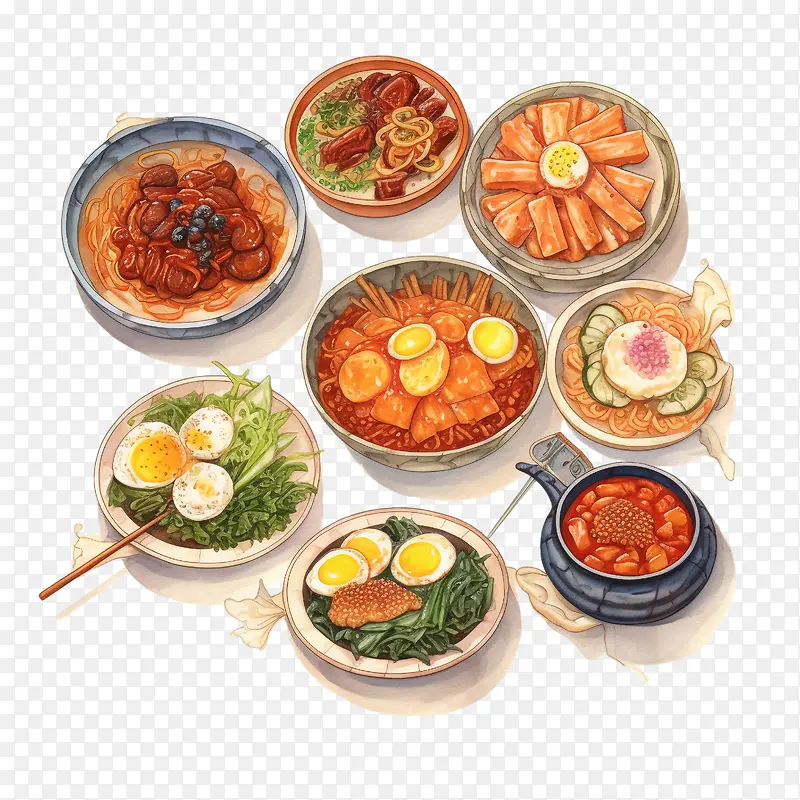 韩国食品-韩国食品辛辣的中国食品菜肴