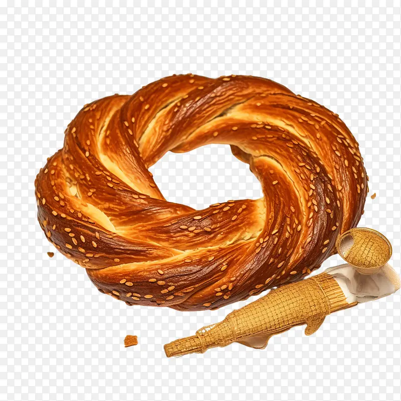 simitbread-simitbread面包辫子面包扭结面包椒盐卷饼