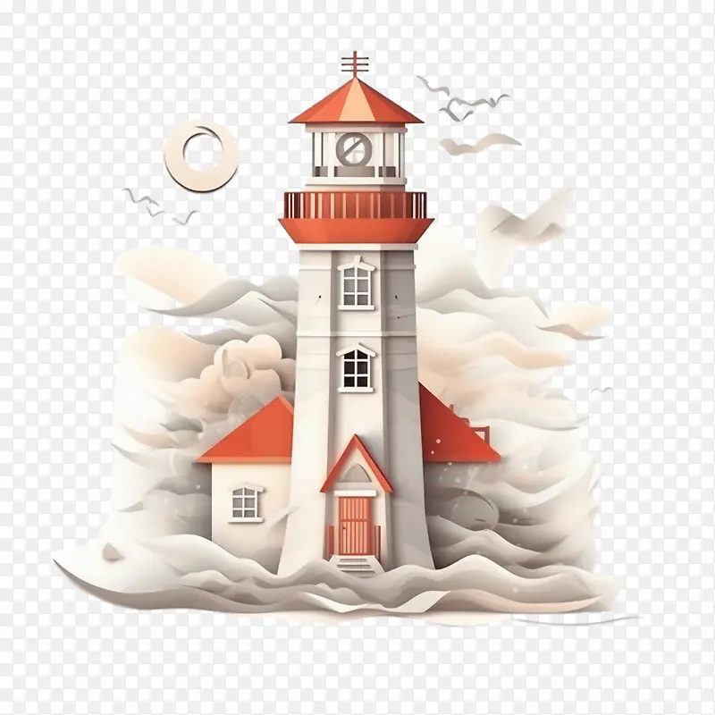 灯塔-灯塔灯塔灯塔海洋云彩