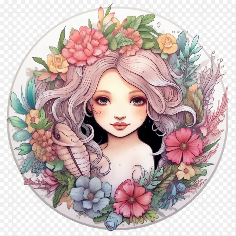 美人鱼-花冠