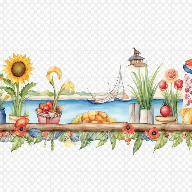 夏季边框-夏季边框