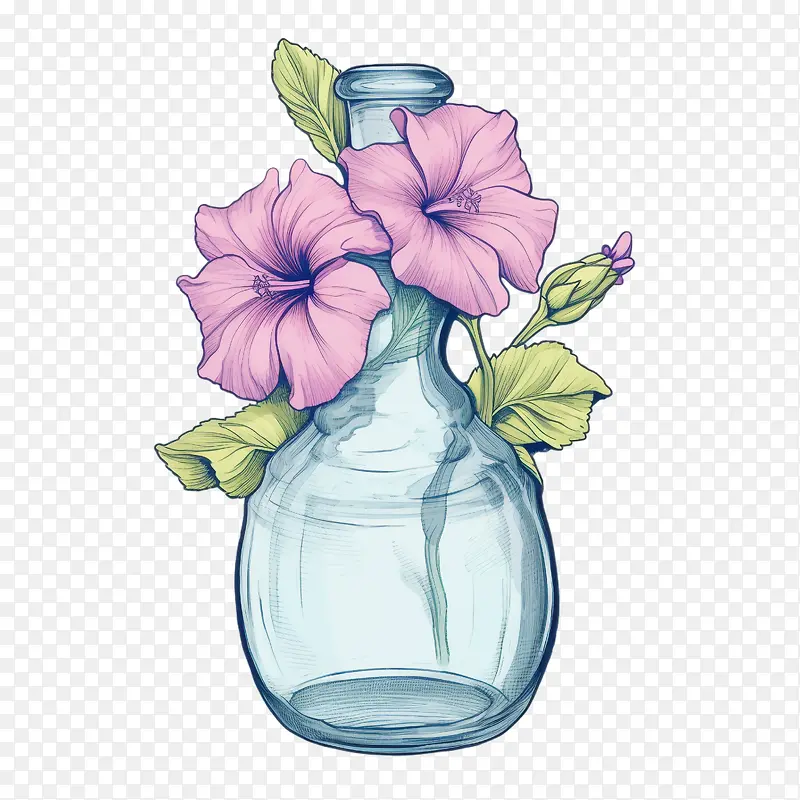 矮牵牛花-束鲜花