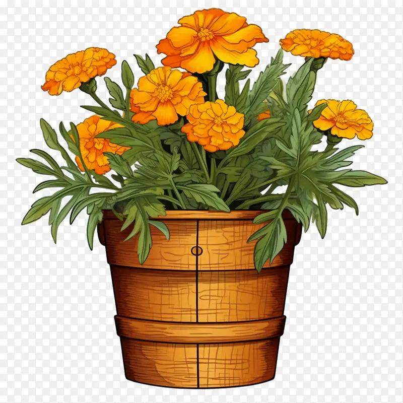 万寿菊花-万寿菊花