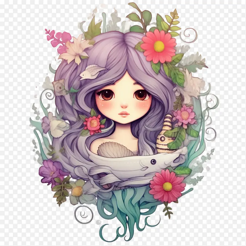 美人鱼-花冠