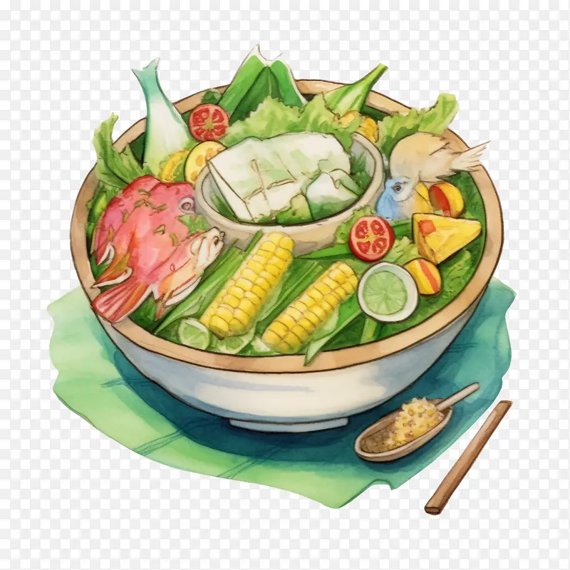 马来美食——沙拉