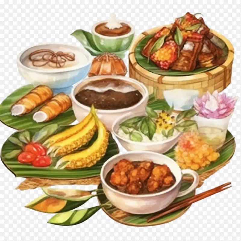 马来美食-马来美食马来美食东南亚美食美食菜肴