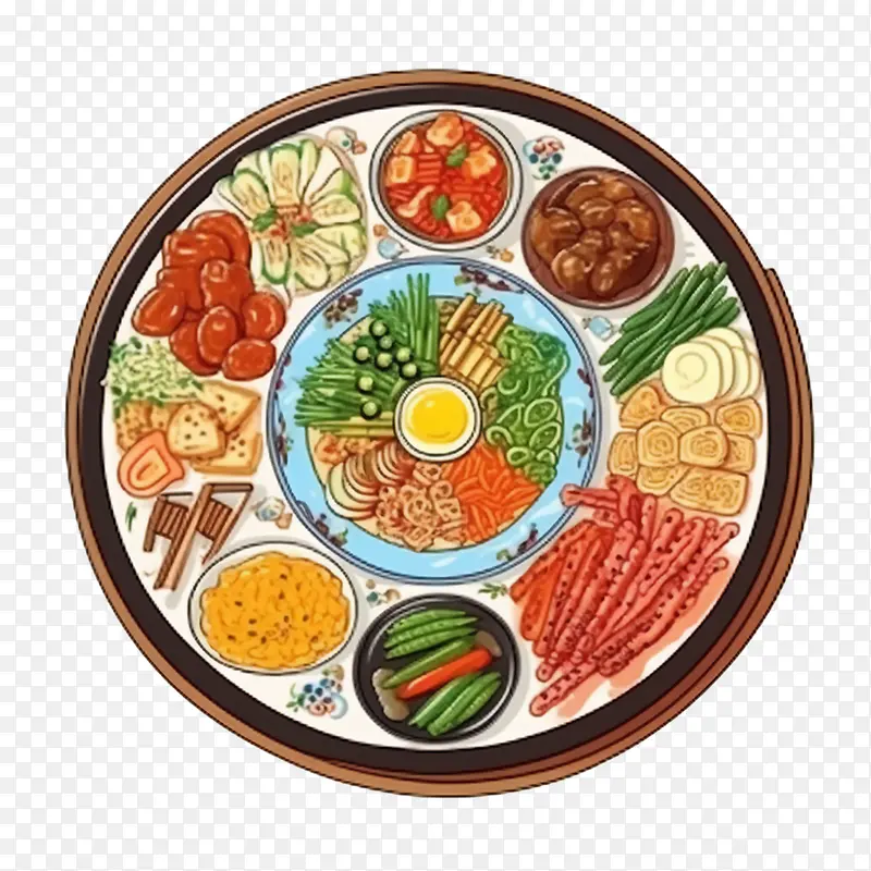 韩国菜-中国菜