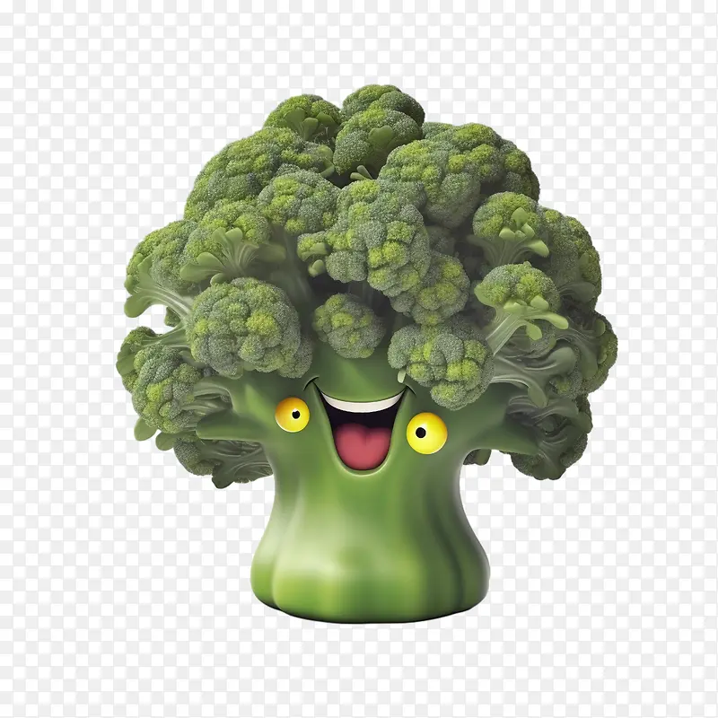 西兰花表情符号-西兰花表情符号甘蓝西兰花植物有机