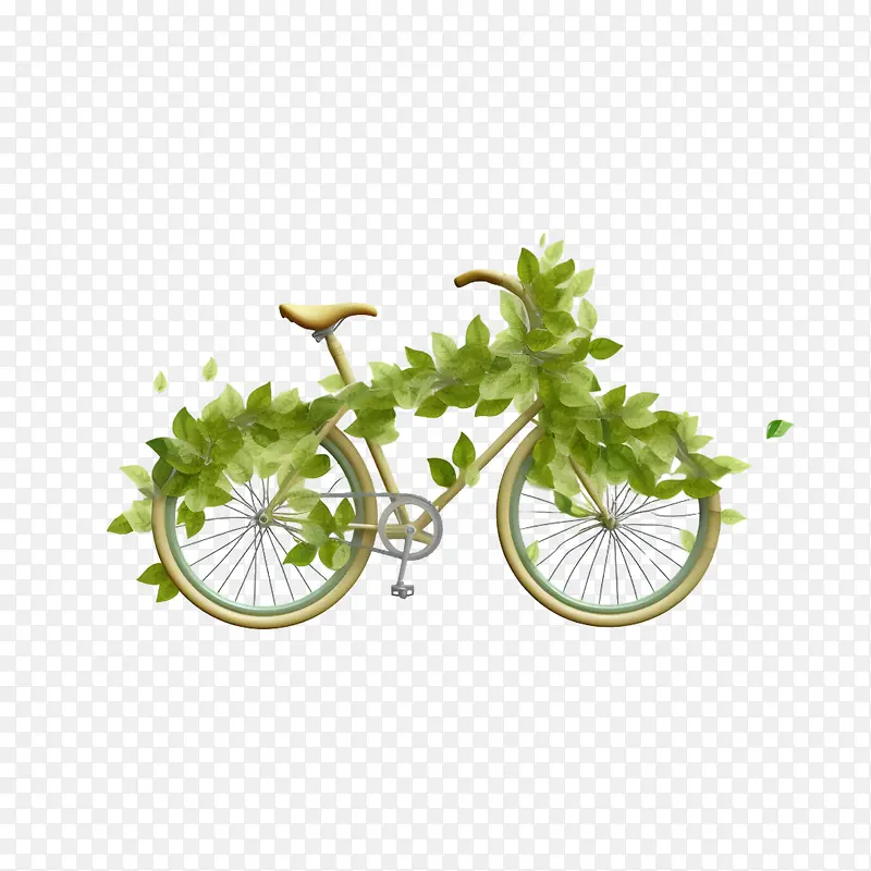 自行车-自行车自行车绿色植物自然
