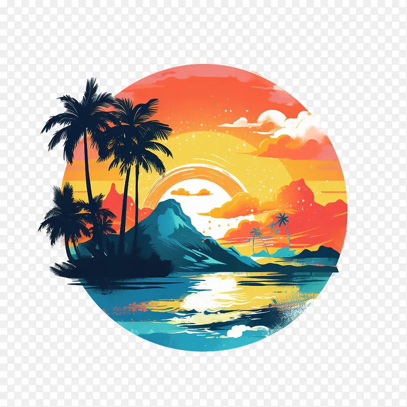 夏威夷-棕榈树