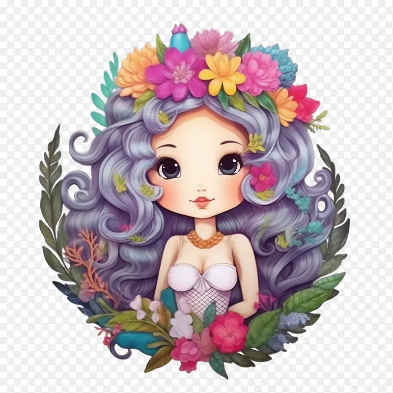 美人鱼-花环