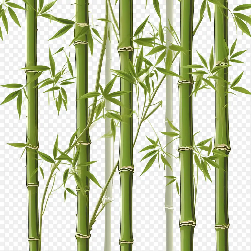 竹子-竹子竹子绿色植物天然