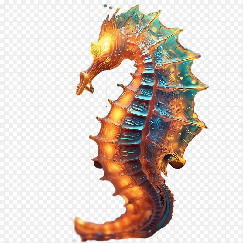 海马-海马海马海洋珊瑚微光