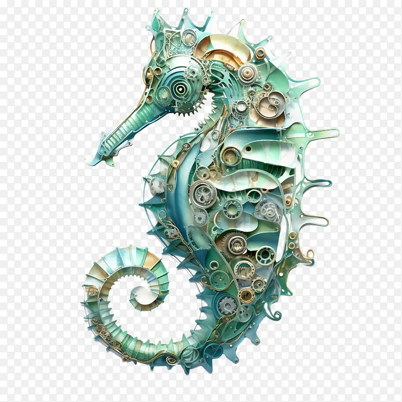 海马-海马美人鱼海洋海闪亮