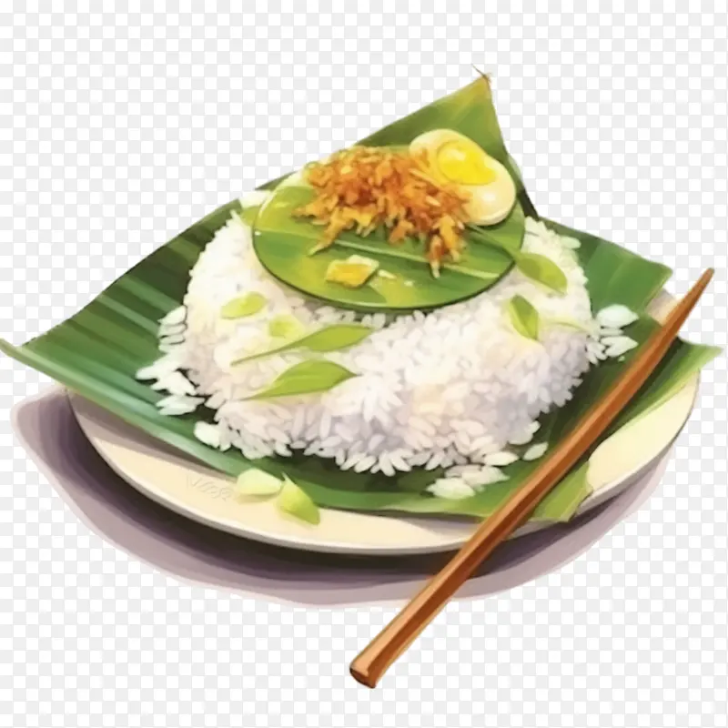 马来美食-蕉叶