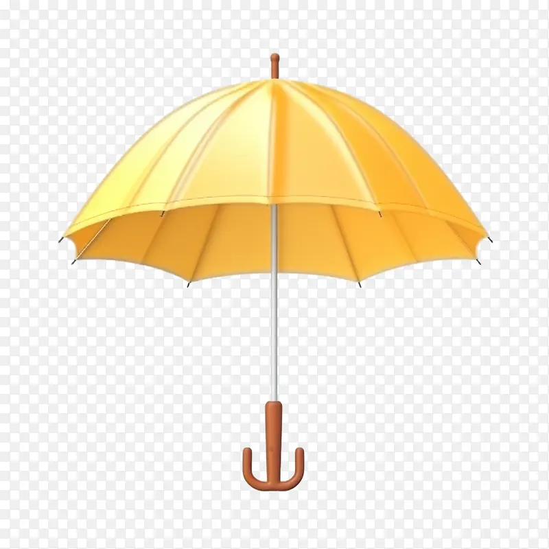 雨伞-雨伞雨伞黄色下雨天气