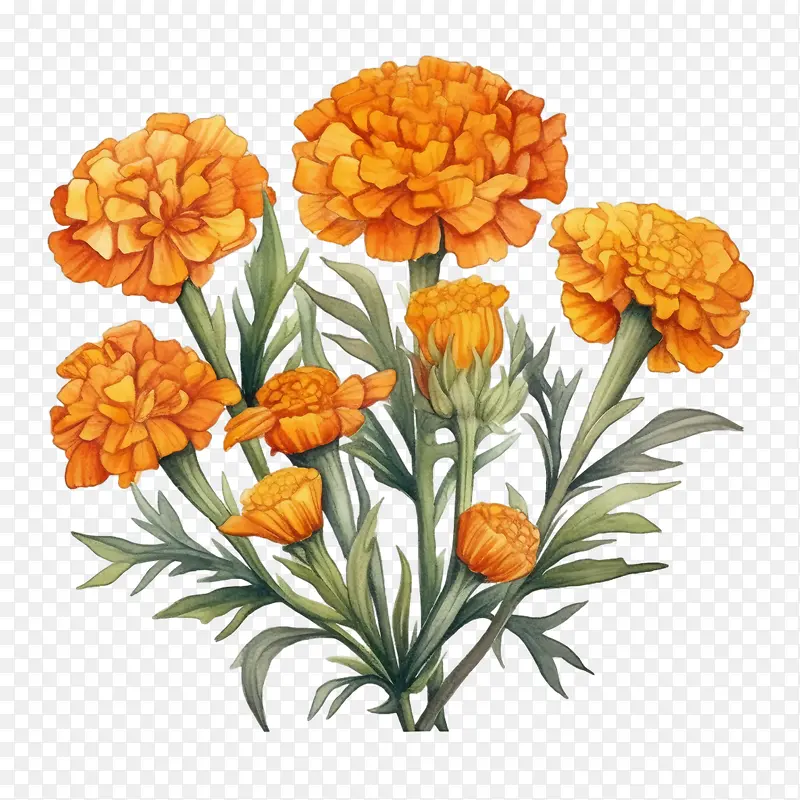 万寿菊花-万寿菊花