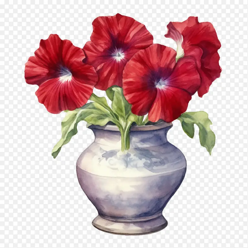 矮牵牛花-花卉画