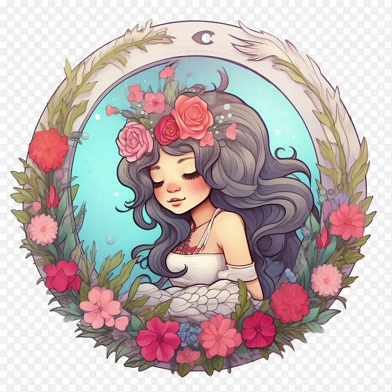 美人鱼-花冠