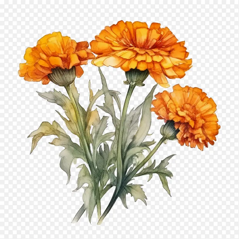 万寿菊花-万寿菊花