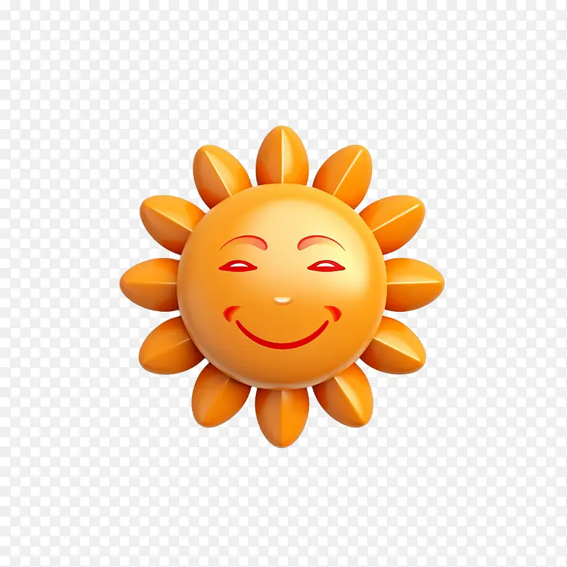 太阳-幸福的脸
