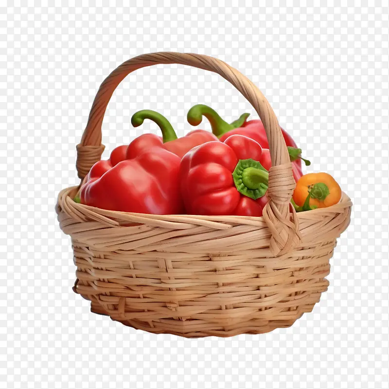 红灯笼椒-红灯笼椒辣椒红辣椒辣椒蔬菜