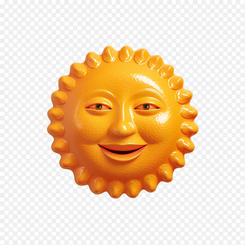 太阳-幸福的脸