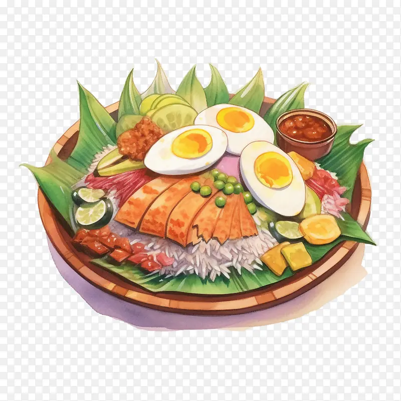 马来美食——沙拉