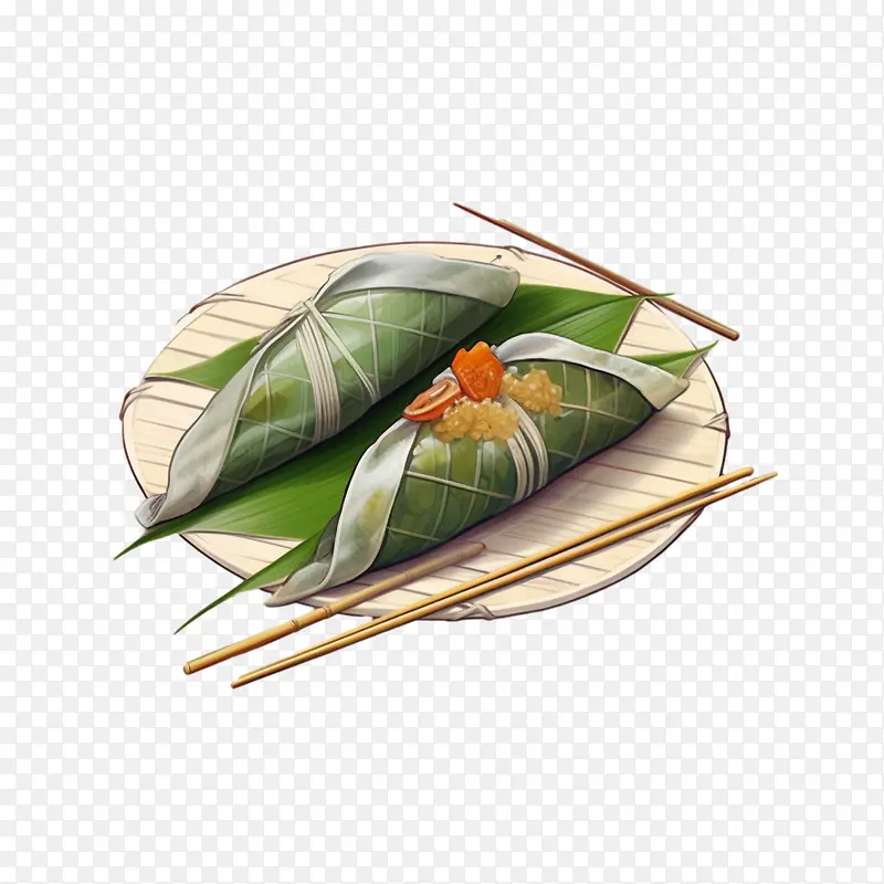 粽子-粽子亚洲食品鸡肉米饭包装