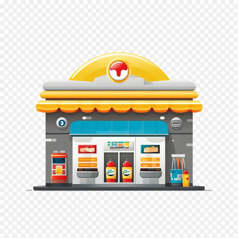 便利店-便利店加油站加油站加油泵便利店