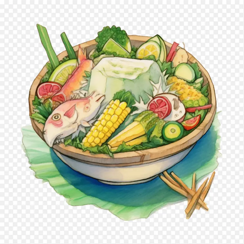 马来美食——沙拉