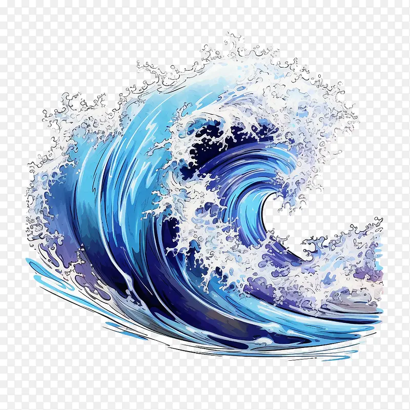 海洋-海洋波海洋蓝色波浪