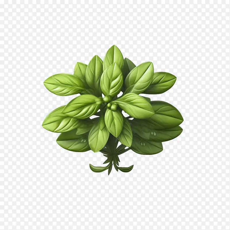 草本植物-草本植物绿叶茎植被