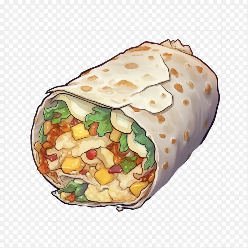 墨西哥卷饼-墨西哥卷饼墨西哥卷饼面包卷饼墨西哥美食食品