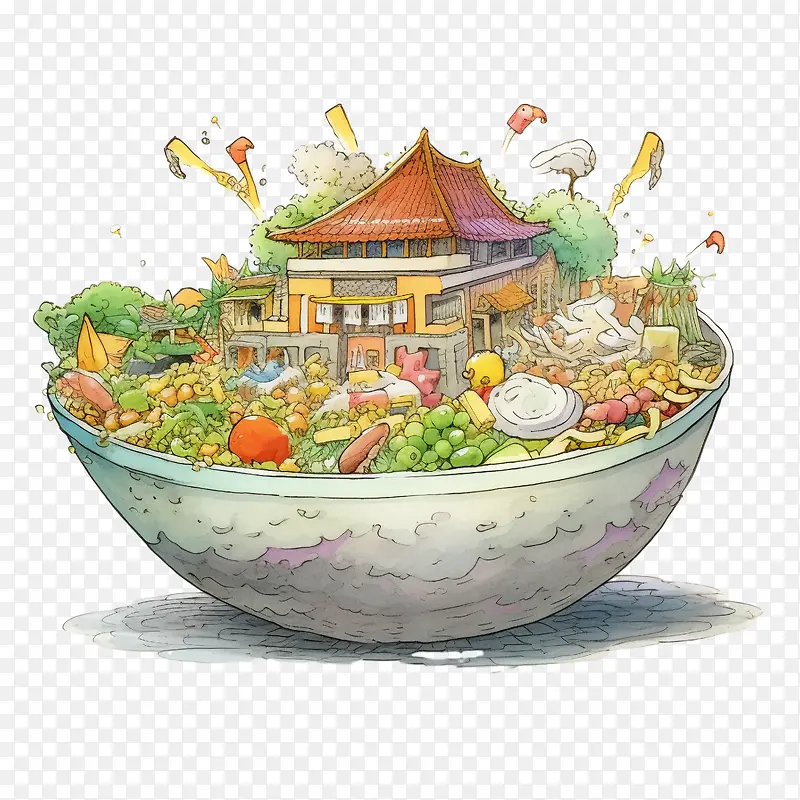 马来美食-马来美食马来食物面条米饭汤